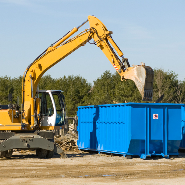 how does a residential dumpster rental service work in Dedham Maine